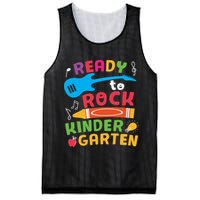 Ready Rock Funny First Day Of Kindergarten Mesh Reversible Basketball Jersey Tank