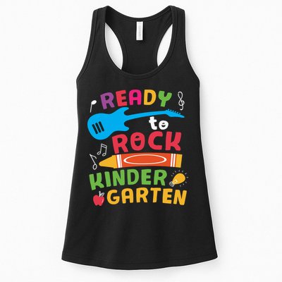 Ready Rock Funny First Day Of Kindergarten Womens Tank Top