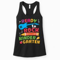 Ready Rock Funny First Day Of Kindergarten Womens Tank Top