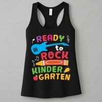 Ready Rock Funny First Day Of Kindergarten Womens Tank Top