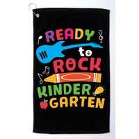 Ready Rock Funny First Day Of Kindergarten Golf Towel