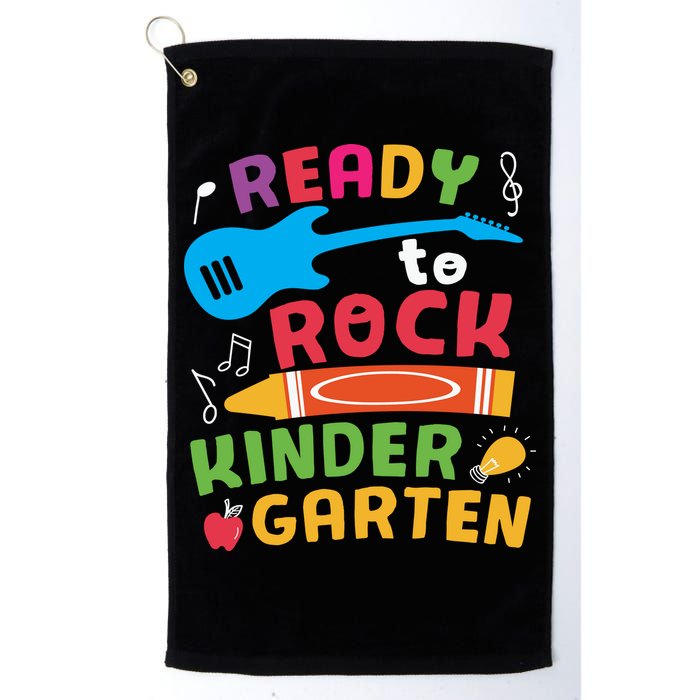 Ready Rock Funny First Day Of Kindergarten Golf Towel