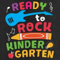 Ready Rock Funny First Day Of Kindergarten Golf Towel