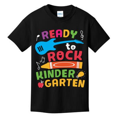 Ready Rock Funny First Day Of Kindergarten Kids T-Shirt