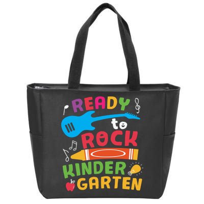 Ready Rock Funny First Day Of Kindergarten Zip Tote Bag