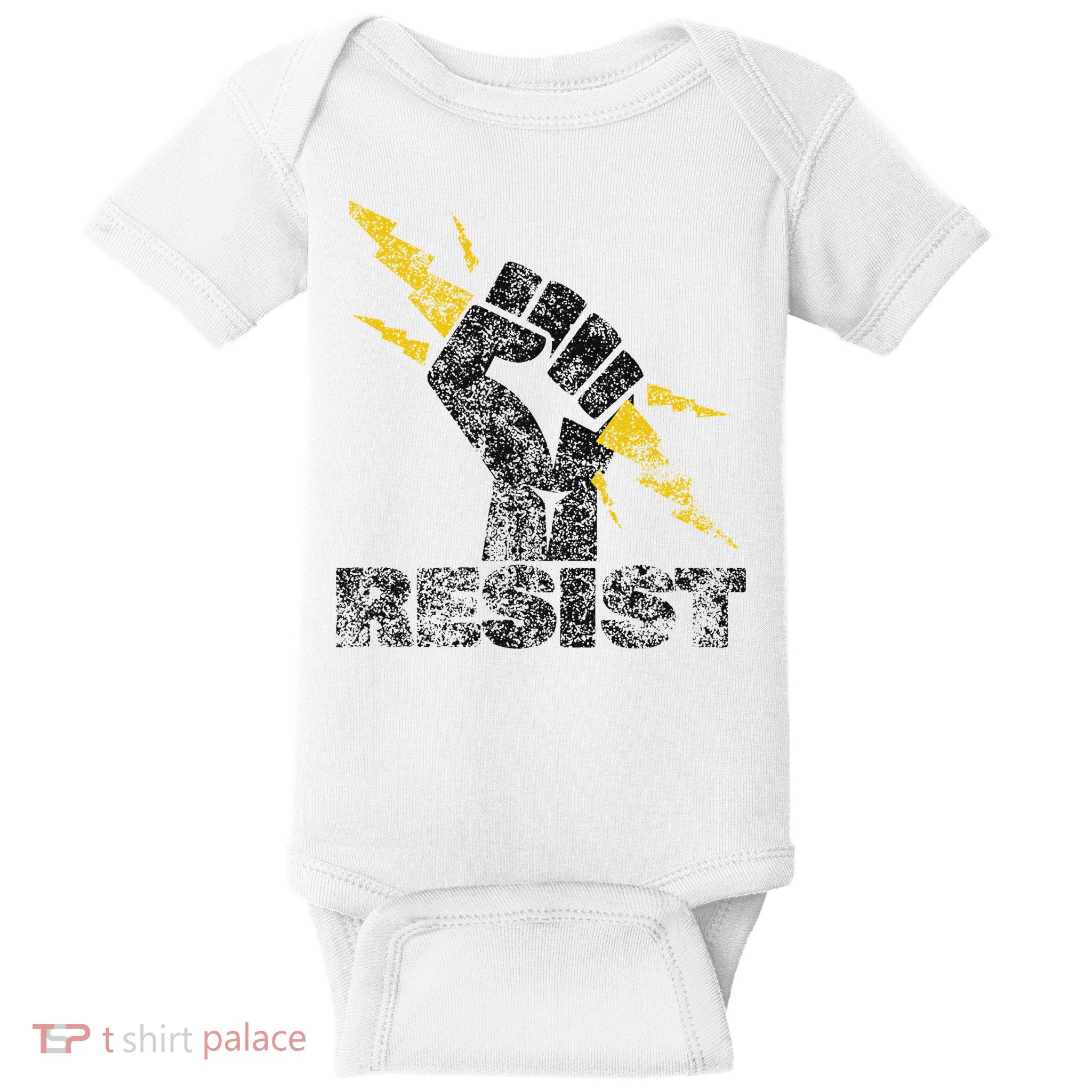 Resist Resist Fist And Equal Rights Baby Bodysuit