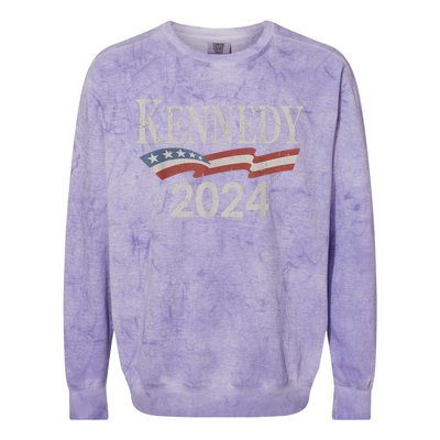 RFK Robert F Kennedy Jr For President 2024 Colorblast Crewneck Sweatshirt