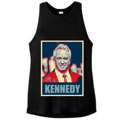 RFK Robert F Kennedy Jr For President 2024 Ladies PosiCharge Tri-Blend Wicking Tank