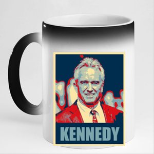 RFK Robert F Kennedy Jr For President 2024 11oz Black Color Changing Mug