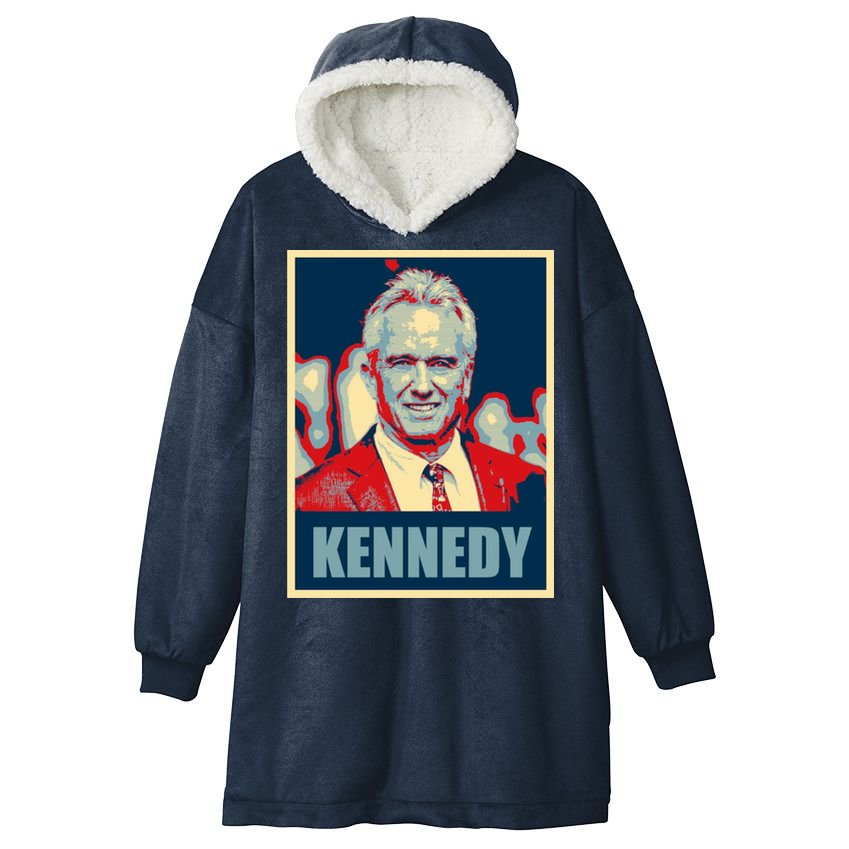 RFK Robert F Kennedy Jr For President 2024 Hooded Wearable Blanket