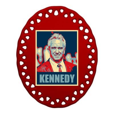 RFK Robert F Kennedy Jr For President 2024 Ceramic Oval Ornament