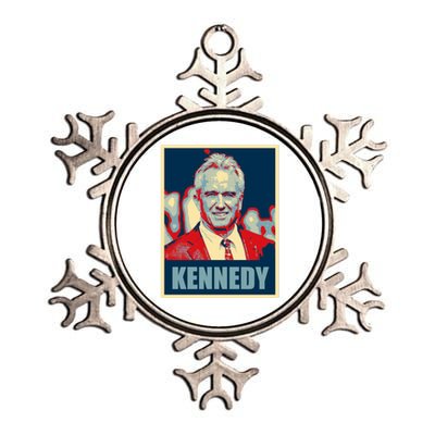 RFK Robert F Kennedy Jr For President 2024 Metallic Star Ornament