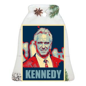 RFK Robert F Kennedy Jr For President 2024 Ceramic Bell Ornament