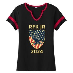 RFK Robert F Kennedy Jr For President 2024 Ladies Halftime Notch Neck Tee