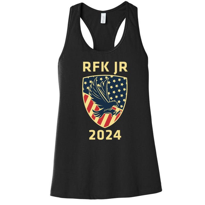 RFK Robert F Kennedy Jr For President 2024 Women's Racerback Tank