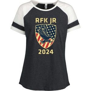 RFK Robert F Kennedy Jr For President 2024 Enza Ladies Jersey Colorblock Tee