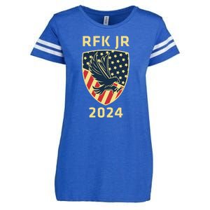 RFK Robert F Kennedy Jr For President 2024 Enza Ladies Jersey Football T-Shirt