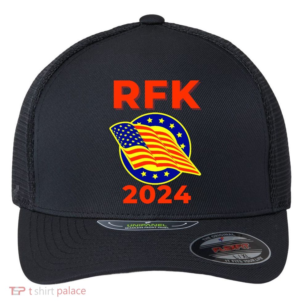 RFK Robert F Kennedy Jr For President 2024 Flexfit Unipanel Trucker Cap