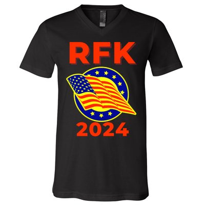 RFK Robert F Kennedy Jr For President 2024 V-Neck T-Shirt