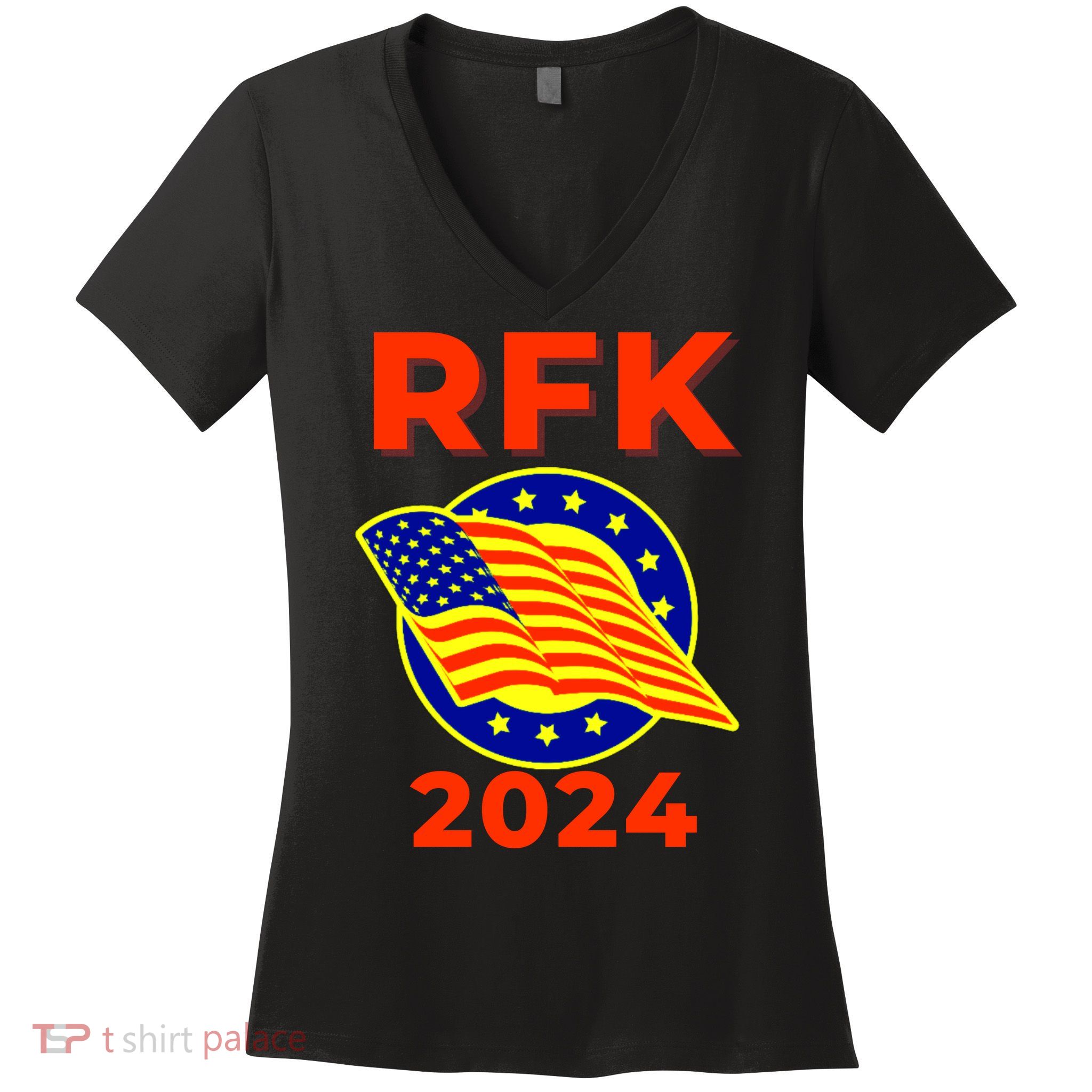 RFK Robert F Kennedy Jr For President 2024 Women's V-Neck T-Shirt
