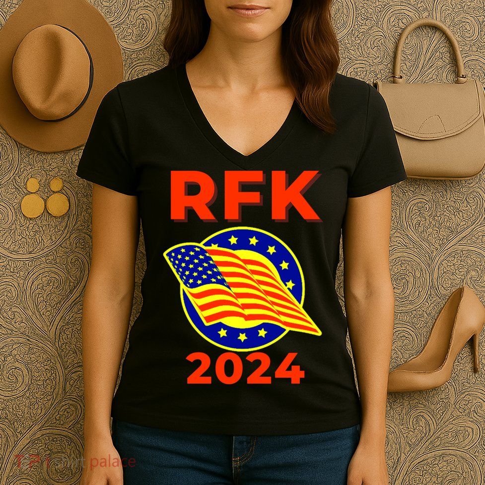 RFK Robert F Kennedy Jr For President 2024 Women's V-Neck T-Shirt