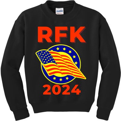 RFK Robert F Kennedy Jr For President 2024 Kids Sweatshirt