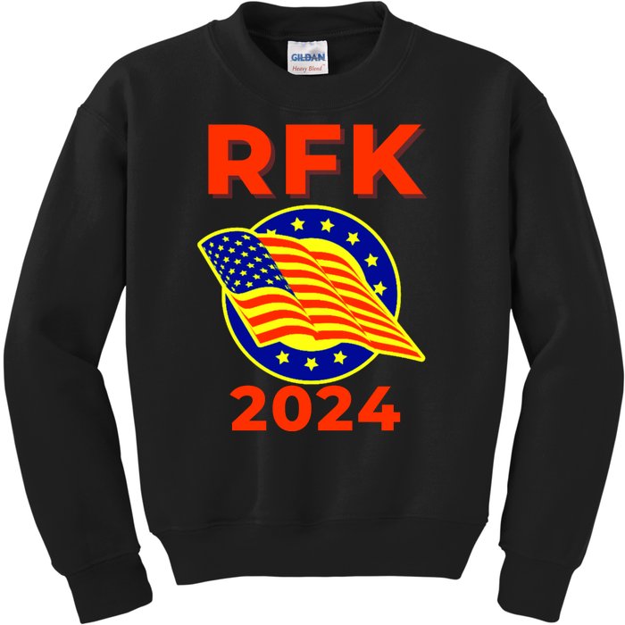 RFK Robert F Kennedy Jr For President 2024 Kids Sweatshirt