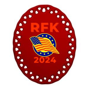 RFK Robert F Kennedy Jr For President 2024 Ceramic Oval Ornament