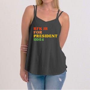 RFK Robert F Kennedy Jr For President 2024 Women's Strappy Tank