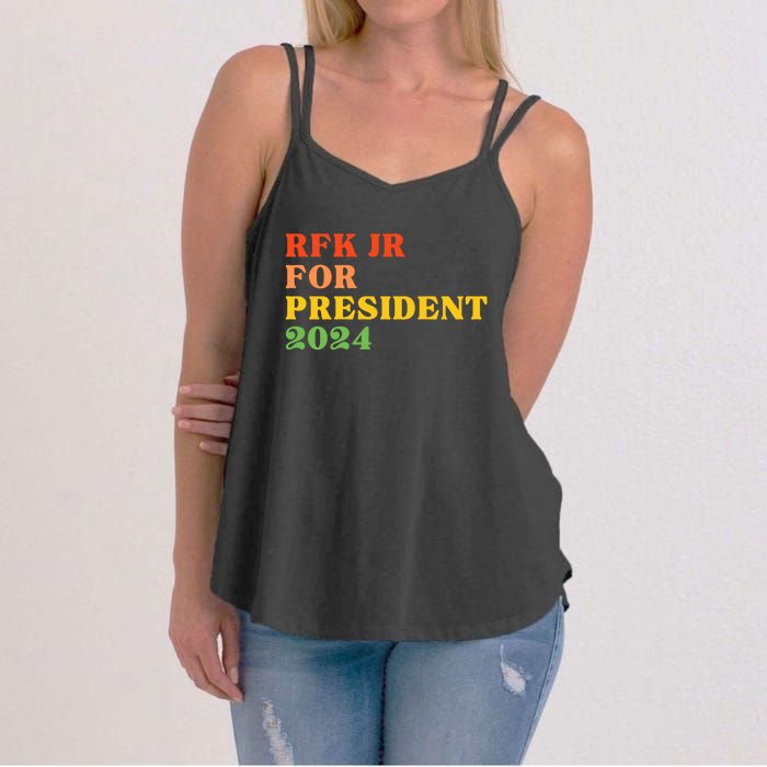 RFK Robert F Kennedy Jr For President 2024 Women's Strappy Tank