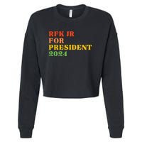 RFK Robert F Kennedy Jr For President 2024 Cropped Pullover Crew