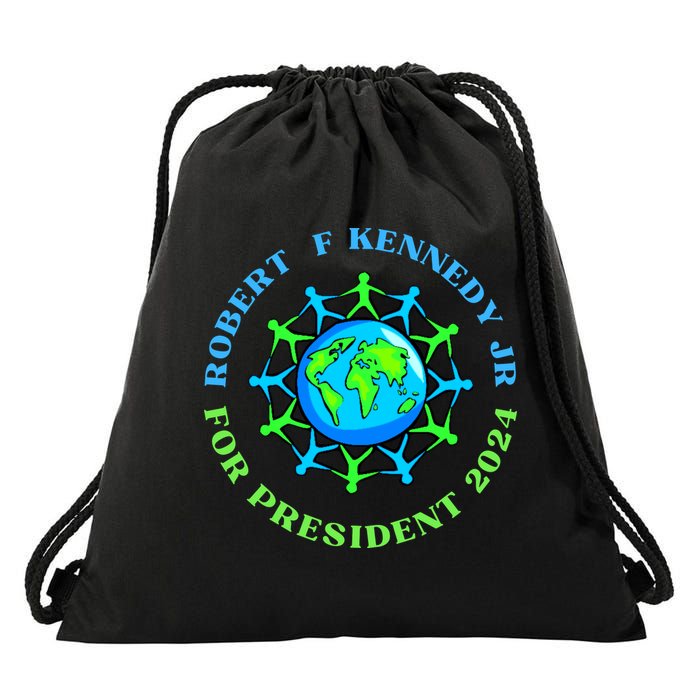 RFK Robert F Kennedy Jr For President 2024 Drawstring Bag