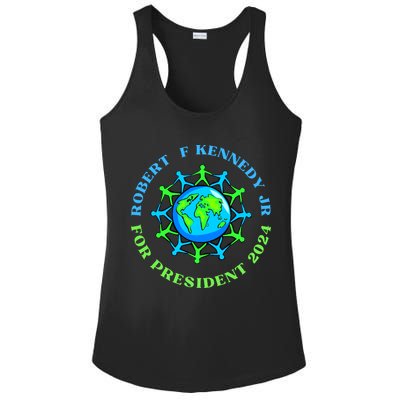 RFK Robert F Kennedy Jr For President 2024 Ladies PosiCharge Competitor Racerback Tank