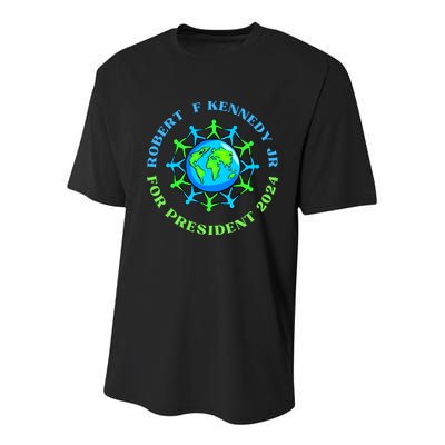 RFK Robert F Kennedy Jr For President 2024 Youth Performance Sprint T-Shirt
