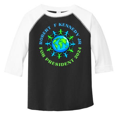 RFK Robert F Kennedy Jr For President 2024 Toddler Fine Jersey T-Shirt