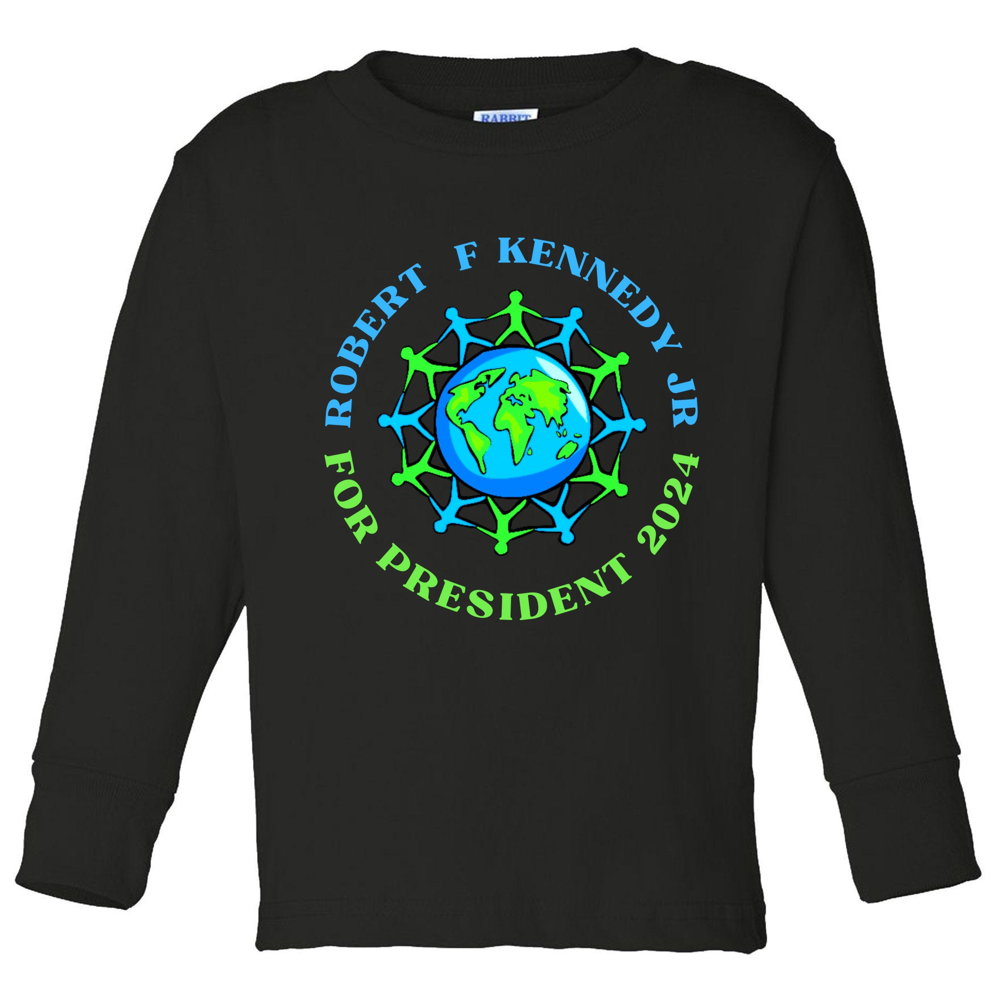 RFK Robert F Kennedy Jr For President 2024 Toddler Long Sleeve Shirt