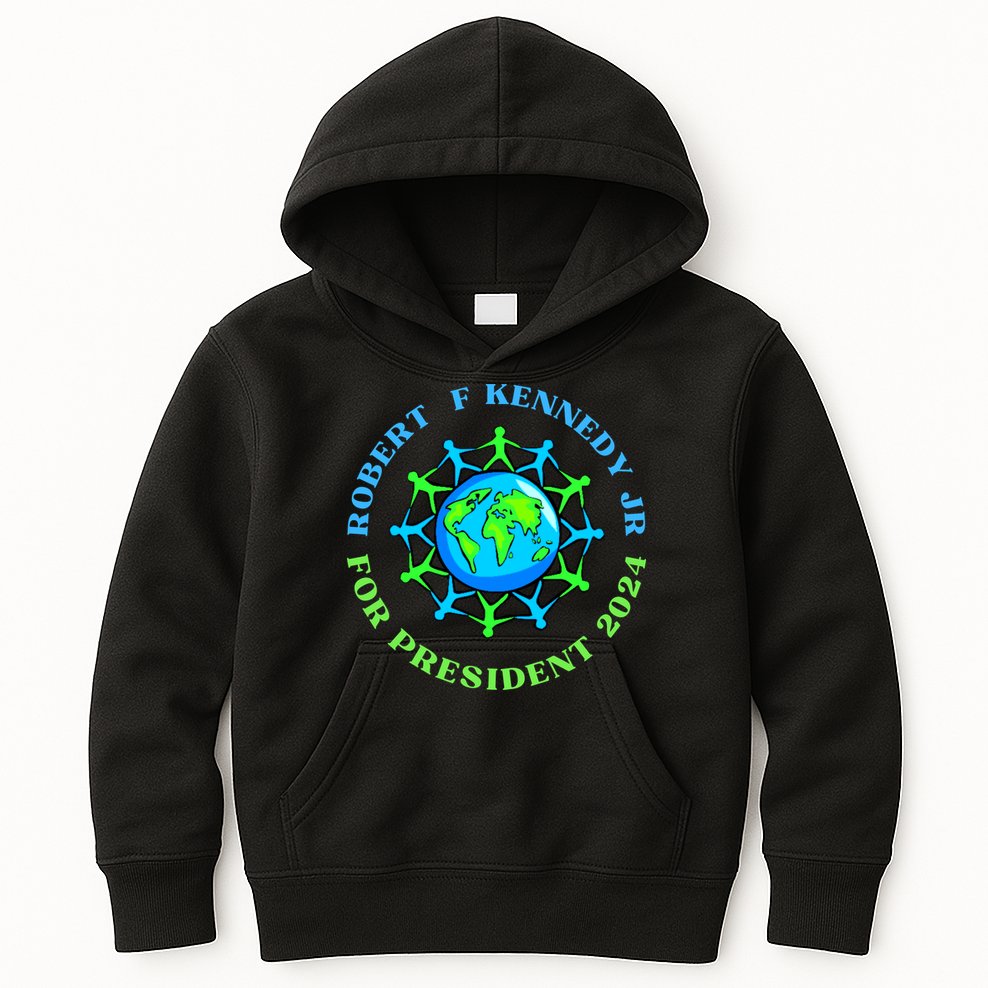 RFK Robert F Kennedy Jr For President 2024 Kids Hoodie