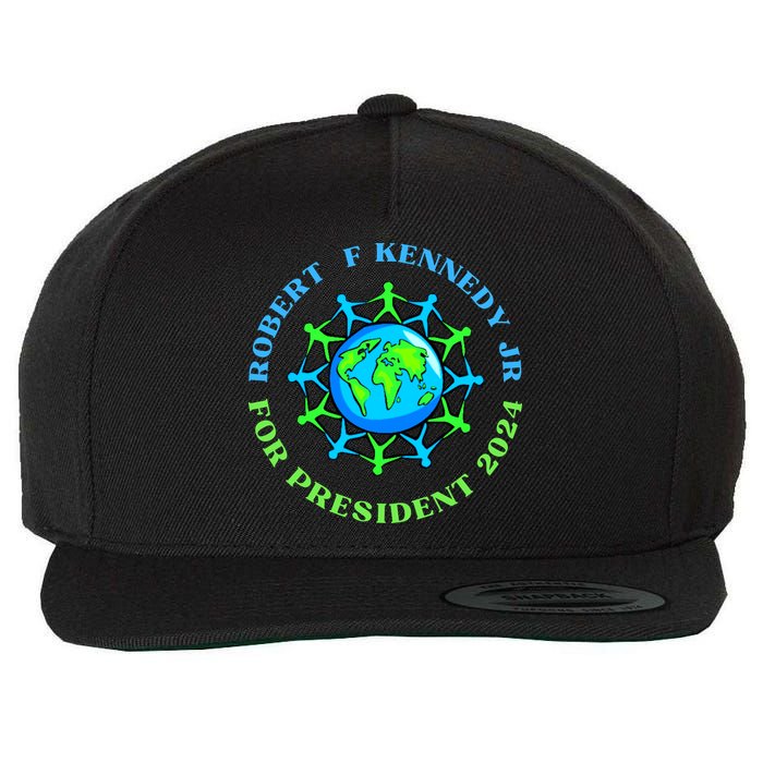 RFK Robert F Kennedy Jr For President 2024 Wool Snapback Cap