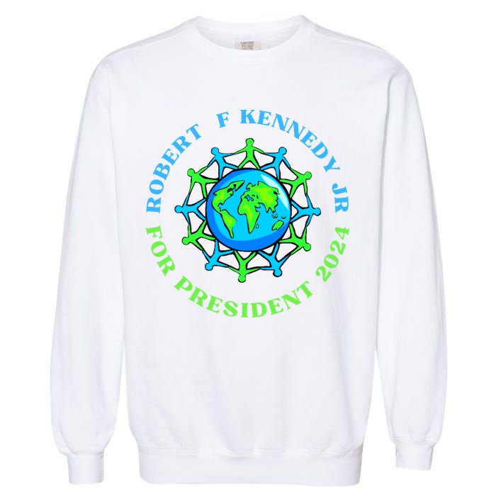 RFK Robert F Kennedy Jr For President 2024 Garment-Dyed Sweatshirt