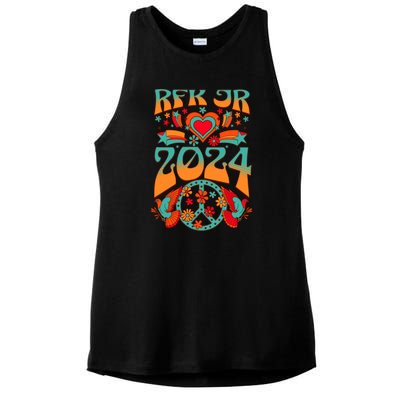 RFK Robert F Kennedy Jr For President 2024 Ladies PosiCharge Tri-Blend Wicking Tank