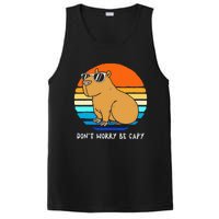 Retro Rodent Funny Capybara Dont Be Worry Be Capy PosiCharge Competitor Tank