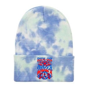 RFK Robert F Kennedy Jr For President 2024 Tie Dye 12in Knit Beanie