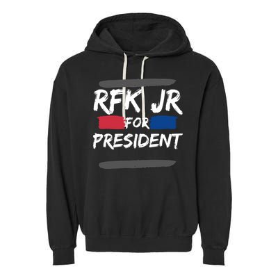 RFK Robert F Kennedy Jr For President 2024 Garment-Dyed Fleece Hoodie