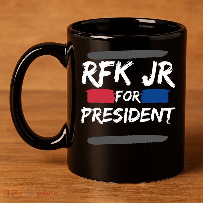 RFK Robert F Kennedy Jr For President 2024 11oz C Handle Ceramic Mug