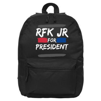 RFK Robert F Kennedy Jr For President 2024 16 in Basic Backpack