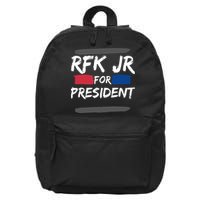 RFK Robert F Kennedy Jr For President 2024 16 in Basic Backpack