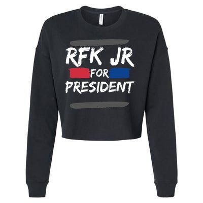RFK Robert F Kennedy Jr For President 2024 Cropped Pullover Crew