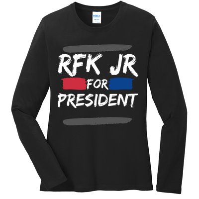 RFK Robert F Kennedy Jr For President 2024 Ladies Long Sleeve Shirt