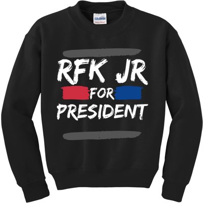 RFK Robert F Kennedy Jr For President 2024 Kids Sweatshirt