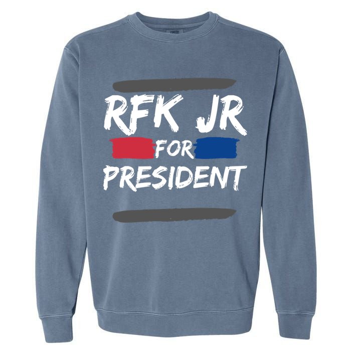 RFK Robert F Kennedy Jr For President 2024 Garment-Dyed Sweatshirt